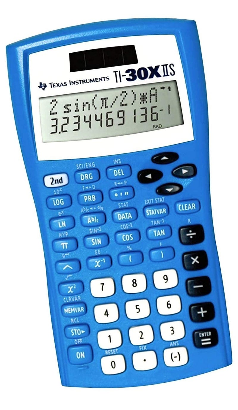 TI-30XIIS? Scientific Calculator, Blue